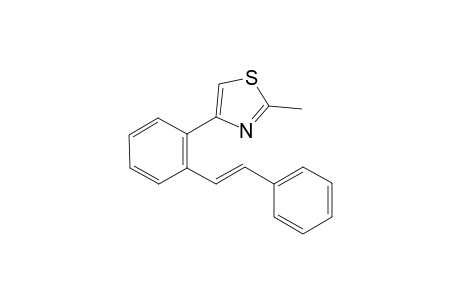 2-methyl-4-(2-styrylphenyl)thiazole
