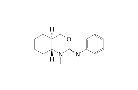 trans-1-methyl-N-phenyl-4a,5,6,7,8,8a-hexahydro-4H-benzo[d][1,3]oxazin-2-imine