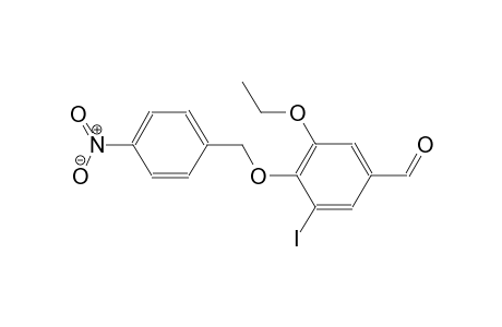3-ethoxy-5-iodo-4-[(4-nitrobenzyl)oxy]benzaldehyde