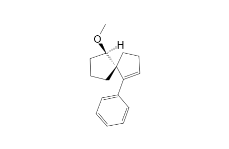 trans-1-Methoxy-6-phenylspiro[4.4]non-6-ene
