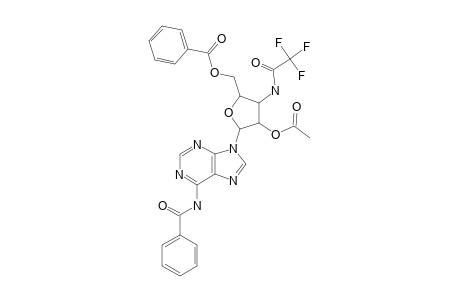 2'-O-ACETYL-3'-DEOXY-3'-(TRIFLUORO-ACETAMIDO)-5'-O-BENZOYL-N(6)-BENZOYL-ADENOSINE