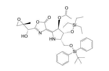 4-[(3R,4R,5S)-3-Acetoxy-5-(tert-butyldiphenylsiloxy)methyl-4-(triethylsiloxy)pyrrolidin-2-ylidene]-2-[(1R,2S)-2,3-epoxy-1-hydroxy-2-methylpropyl]-4H-oxazol-5-one