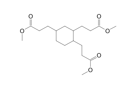 trimethyl 3,3',''-(cyclohexane-1,2,4-triyl)tripropionate