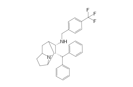 ((8S,9S)-8-Benzhydryl-7-aza-tricyclo[4.3.1.0*3,7*]dec-9-yl)-(4-trifluoromethyl-benzyl)-amine