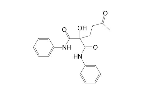 3-(Oxobutyl)-tartronic acid dianilide