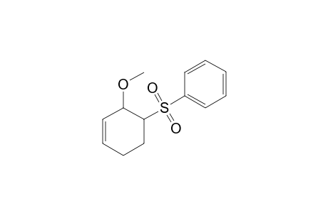 cis and trans-3-Methoxy-4-(phenylsulfonyl)cyclohexene