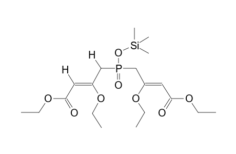 TRIMETHYLSILYL (Z)-BIS(2-ETHOXY-3-CARBOETHOXYALLYL)PHOSPHINATE