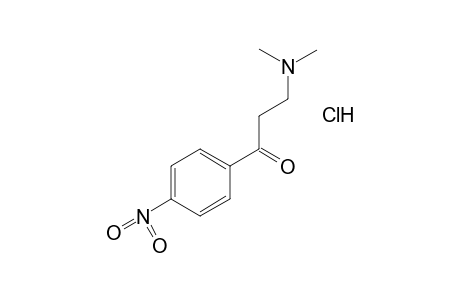 3-(DIMETHYLAMINO)-4'-NITROPROPIOPHENONE, HYDROCHLORIDE