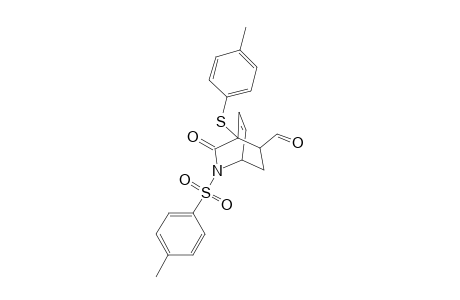 5-endo-4-(4''-methylbenzenesulfenyl)-2-(4'-methylbenzenesulfonyl)-3-oxo-2-azabicyclo[2.2.2]oct-7-ene-5-carbaldehyde