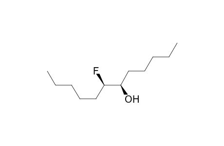 6-Dodecanol, 7-fluoro-, (R*,R*)-(.+-.)-