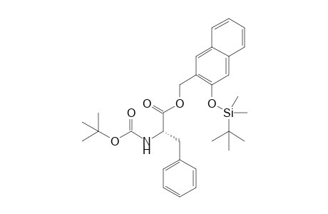 (S)-2-tert-Butoxycarbonylamino-3-phenyl-propionic acid 3-(tert-butyl-dimethyl-silanyloxy)-naphthalen-2-yl methyl ester