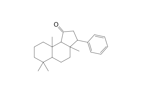 3-Phenyl-3a,6,6,9a-tetramethyldodecahydrocyclopenta[a]naphthalen-1-one