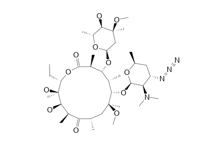 (2'S,3'R)-3'-AZIDO-3'-DEDIMETHYLAMINO-2'-DEHYDROXY-2'-DIMETHYLAMINO-6-O-METHYLERYTHROMYCIN_A