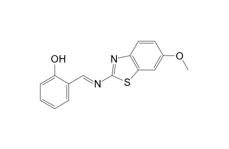 o-[N-(6-methoxy-2-benzothiazolyl)formimidoyl]phenol