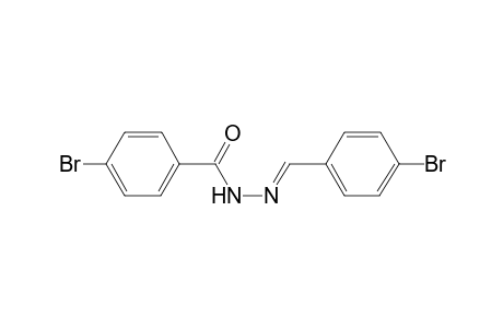 4-Bromo-N'-[(E)-(4-bromophenyl)methylidene]benzohydrazide