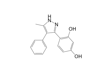 Benzene-1,3-diol, 4-(5-methyl-4-phenyl-1H-pyrazol-3-yl)-