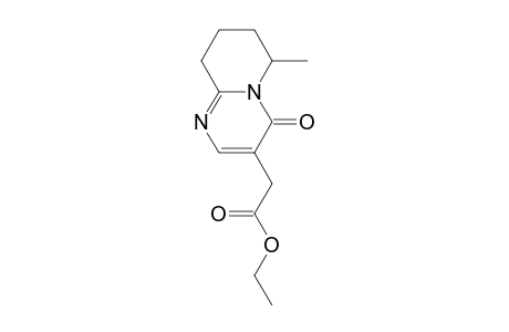 4H-Pyrido[1,2-a]pyrimidine-3-acetic acid, 6,7,8,9-tetrahydro-6-methyl-4-oxo-, ethyl ester