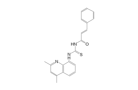 N-(2,4-dimethyl-8-quinolinyl)-N'-[(2E)-3-phenyl-2-propenoyl]thiourea