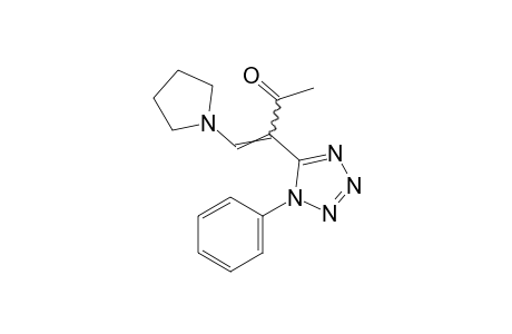 3-(1-phenyl-1H-tetrazol-5-yl)-4-(1-pyrrolidinyl)-3-buten-2-one