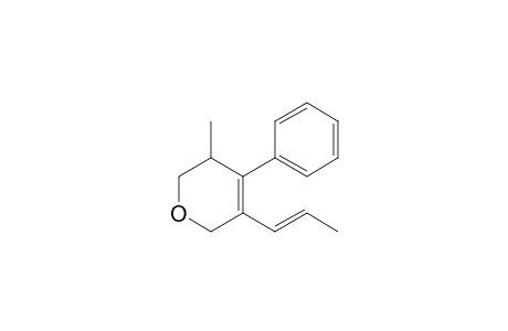 5-Methyl-4-phenyl-3-propenyl-5,6-dihydro-2H-pyran