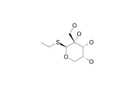 ETHYL-2-C-HYDROXYMETHYL-1-THIO-BETA-D/ALPHA-L-RIBOPYRANOSIDE