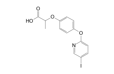 Propanoic acid, 2-[4-[(5-iodo-2-pyridinyl)oxy]phenoxy]-