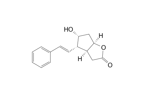 2H-Cyclopenta[b]furan-2-one, hexahydro-5-hydroxy-4-(2-phenylethenyl)-, [3a.alpha.,4.beta.(E),5.beta.,6a.alpha.]-