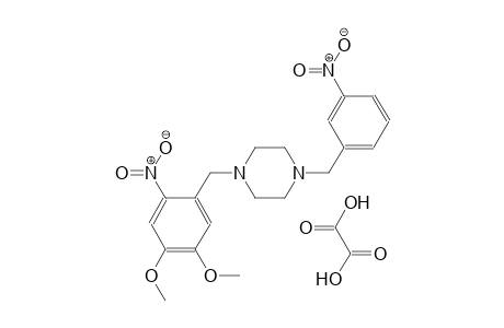 1-(4,5-dimethoxy-2-nitrobenzyl)-4-(3-nitrobenzyl)piperazine oxalate