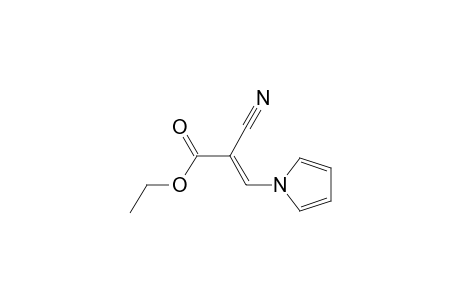 2-Propenoic acid, 2-cyano-3-(1H-pyrrol-1-yl)-, ethyl ester, (E)-