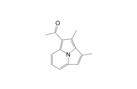 Ethanone, 1-(2,3-dimethylpyrrolo[2,1,5-cd]indolizin-1-yl)-