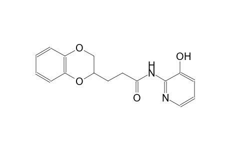 1,4-benzodioxin-2-propanamide, 2,3-dihydro-N-(3-hydroxy-2-pyridinyl)-