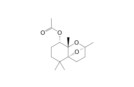(ANTI)-2,2,6,8-TETRAMETHYL-7,11-DIOXOATRICYCLO-[6.2.2.0(1,6)]-UNDEC-5-YL-ACETATE
