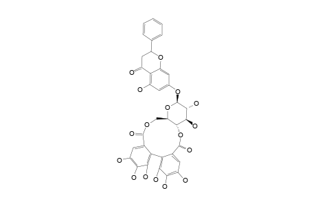 PINOCEMBrIN-7-O-[4'',6''-(S)-HHDP]-BETA-D-GLUCOSE