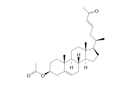 27-Norcholesta-5,23-dien-25-one, 3-(acetyloxy)-, (3.beta.,23E)-