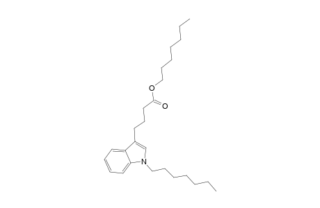 1H-Indole-3-butanoic acid, 1-heptyl-, heptyl ester