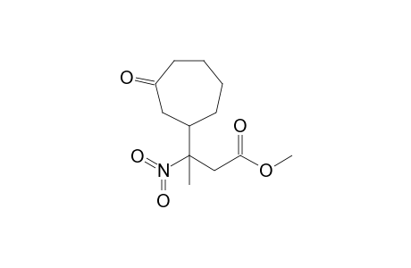 Methyl 3-nitro-3-(3-oxocycloheptyl)butanoate