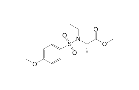 N-Ethyl-N-4-methoxyphenylsulfonyl-L-alanine methyl ester