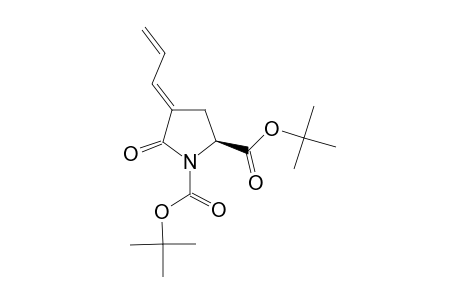 TERT.-BUTYL-(2S)-N-TERT.-BUTOXYCARBONYL-4-(PROP-2-EN-1-YLIDENE)-PYROGLUTAMATE;E-ISOMER