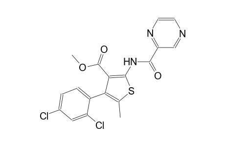 methyl 4-(2,4-dichlorophenyl)-5-methyl-2-[(2-pyrazinylcarbonyl)amino]-3-thiophenecarboxylate