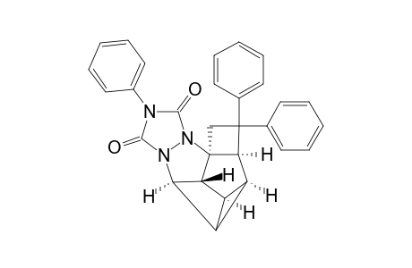 (2a.alpha.,3.alpha.,4.alpha.,4a.beta.,5.alpha.,10a.alpha.)-2,2a,3,4,4a,5-hexahydro-2,2,8-triphenyl-3,4,5-metheno-1H,7H-cyclobuta[2',3']cyclopenta[1',2':3,4]pyrazolo[1,2-a][1,2,4]triazole-7,9(8H)-dione