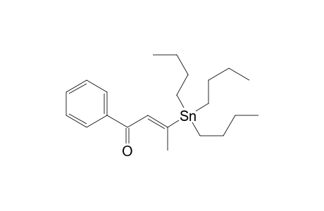 3-Buten-1-one, 1-phenyl-3-(tributylstannyl)-