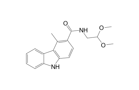 3-[N-(2',2'-Dimethoxyethyl)]-4-methyl-9H-ethylcarbazole-3-carboxamide