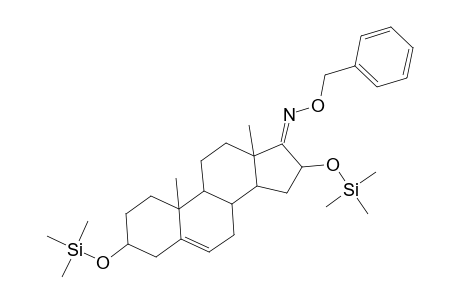 Androst-5-en-17-one, 3,16-bis[(trimethylsilyl)oxy]-, O-(phenylmethyl)oxime, (3.beta.,16.alpha.)-