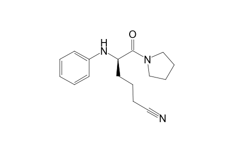 (5R)-5-anilino-6-oxo-6-pyrrolidin-1-yl-hexanenitrile
