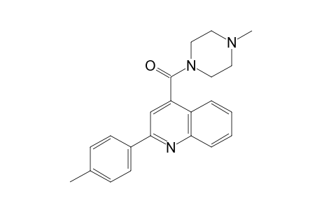 (4-Methyl-piperazin-1-yl)-(2-p-tolyl-quinolin-4-yl)-methanone