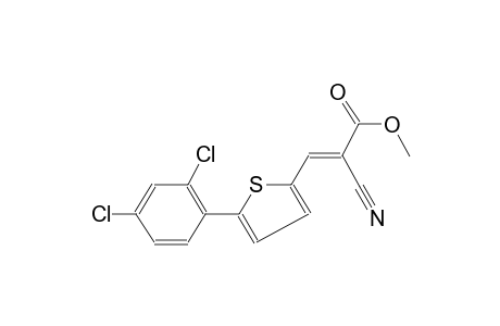 2-propenoic acid, 2-cyano-3-[5-(2,4-dichlorophenyl)-2-thienyl]-,methyl ester, (2E)-