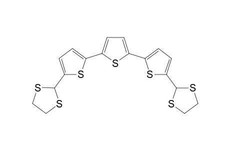 2,2'-Tris[2,5;2',5';2",5"-thiophene]bis[1,3]dithiolane
