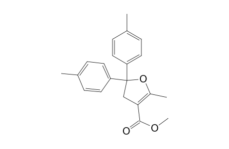 5-Methyl-2,2-bis(4-methylphenyl)-3H-furan-4-carboxylic acid methyl ester