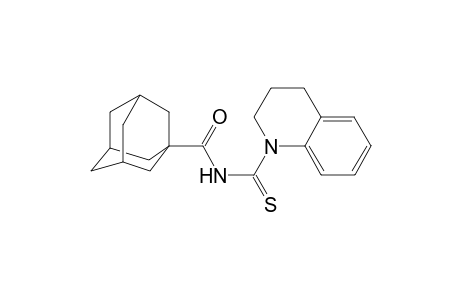 N-(1,2,3,4-tetrahydroquinolin-1-ylmethanethioyl)adamantane-1-carboxamide