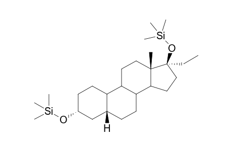 17.alpha.-Ethyl-5.beta.-estrane-3.alpha.,17.beta.-diol, O,O'-bis-TMS